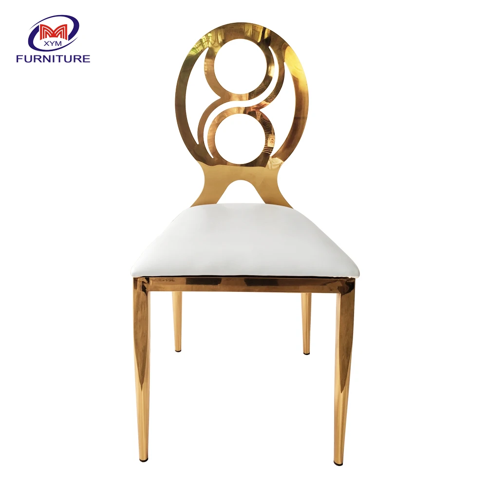 Wholesale New Desig Event Golden Stainless Steel Wedding Chair
