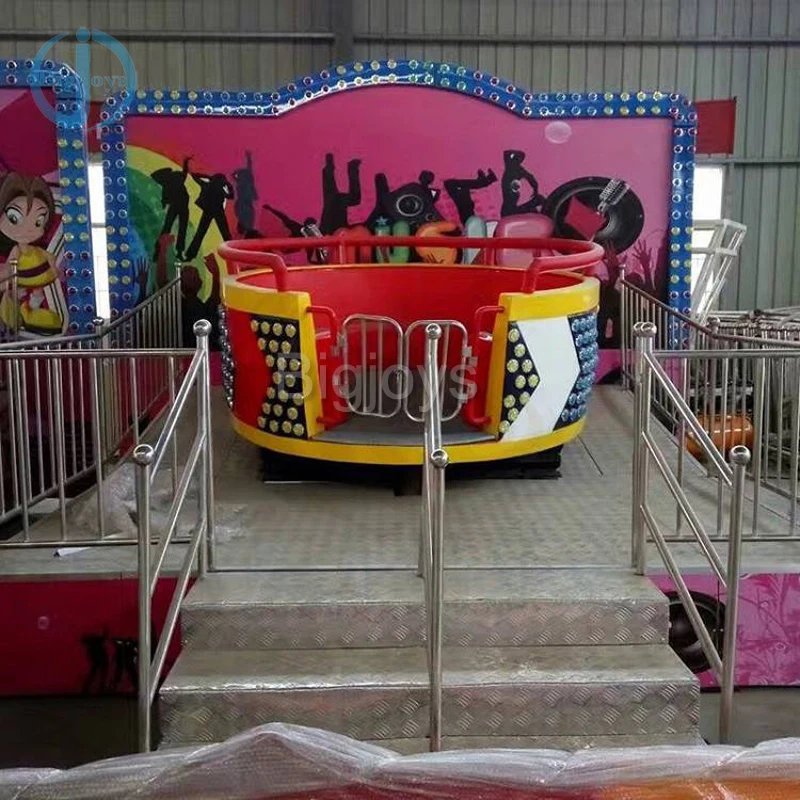 Competitive Prices Of Thrilling Rides Equipment Amusement Park Mini Disco Rotating Tagada On Sale