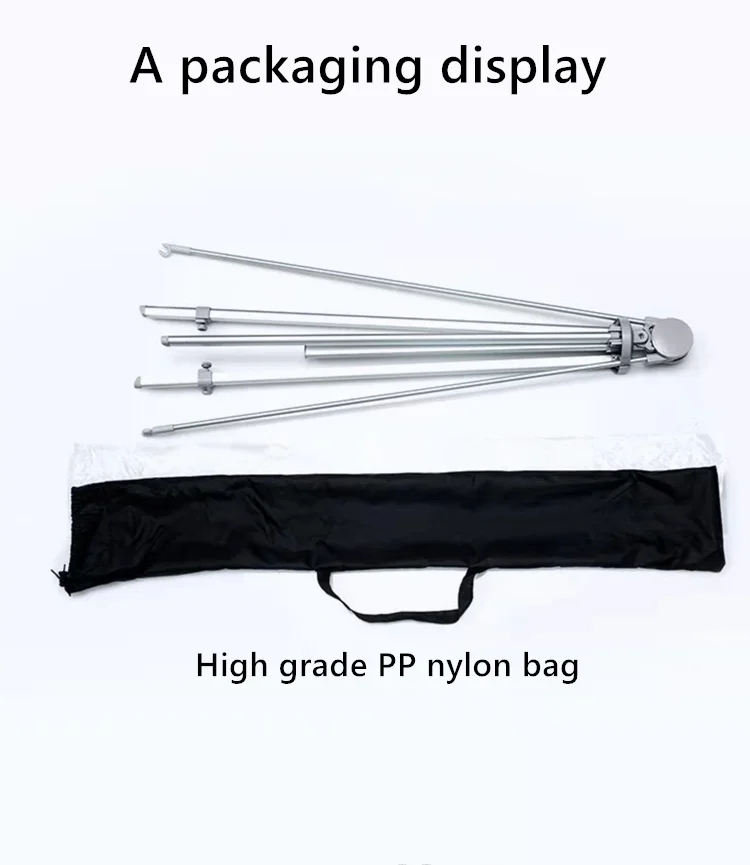 Sales inside and outside advertising trade show promotion folding display stand print horizontal pop-up box banner