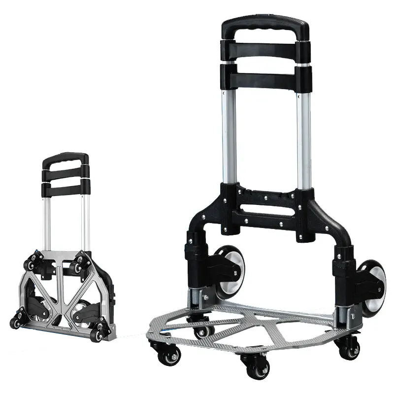 Six-wheeled luggage trolley with high version, more convenient use and common use