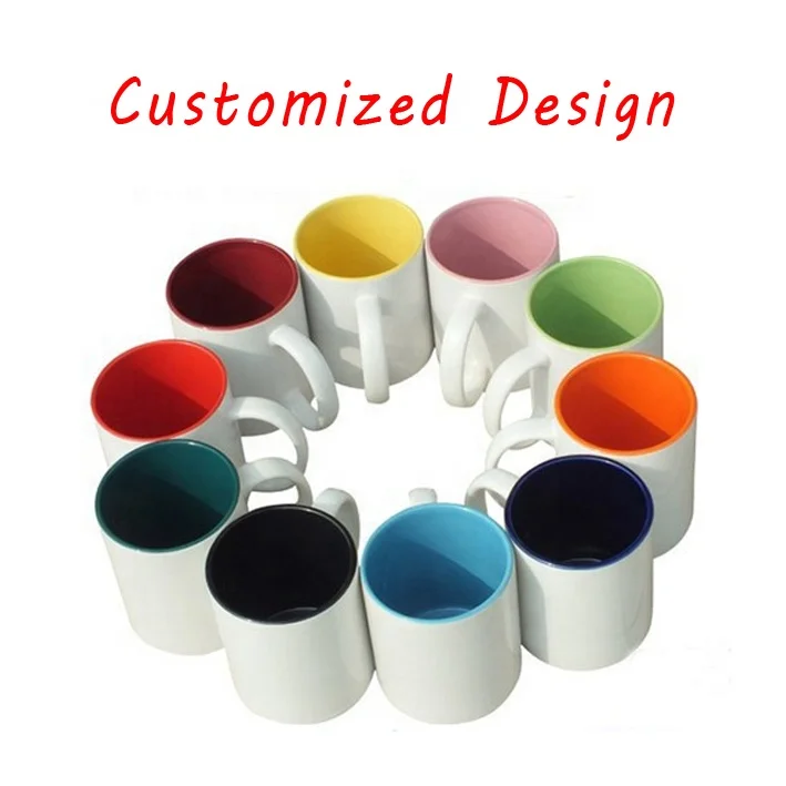 Ceramic blank sublimation cheap plain white coffee mug