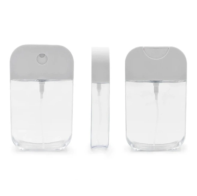 45ml Atomizer Credit Card Spray Bottle Flat Plastic Refill Pocket Size Perfume Bottle