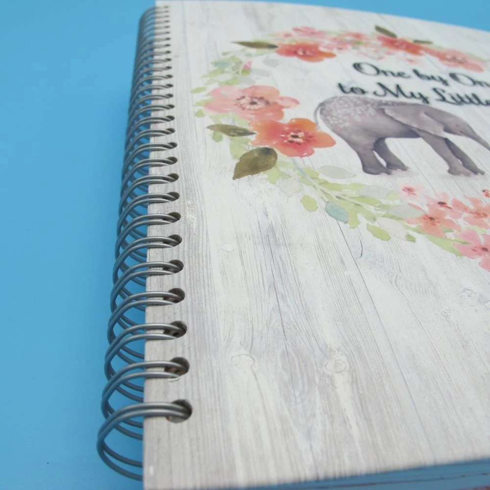 
Gift book customized special design spiral notebook printing 