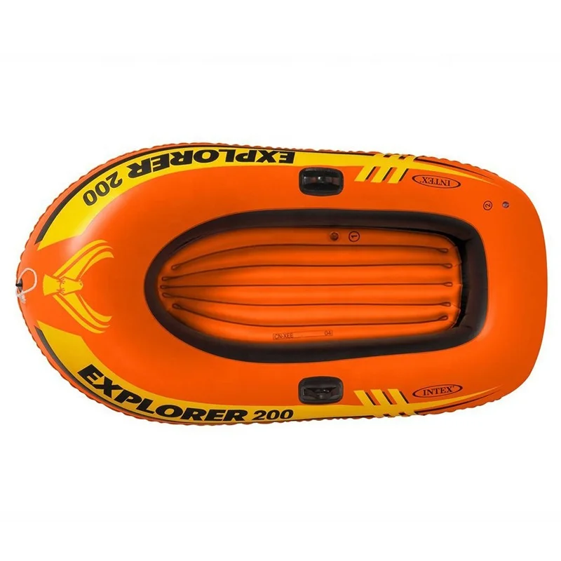 Intex 58331 Explore 200 Boat Set 2 Person Pvc Kayak Rowing Boat Inflatable Fishing Boat