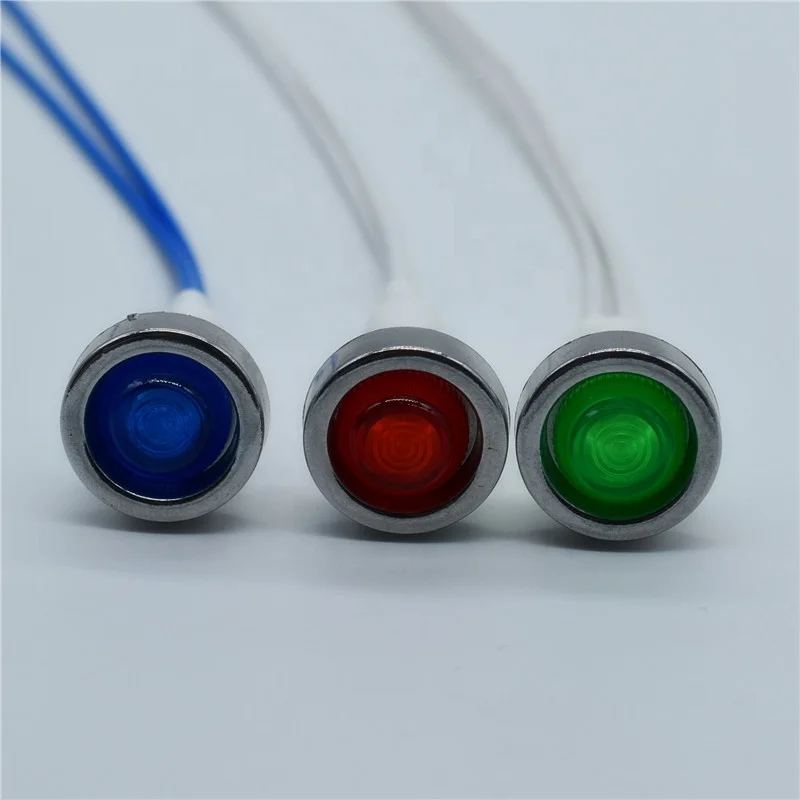 K01A 125V 230V 400V Red/Green/Blue Indicator Light