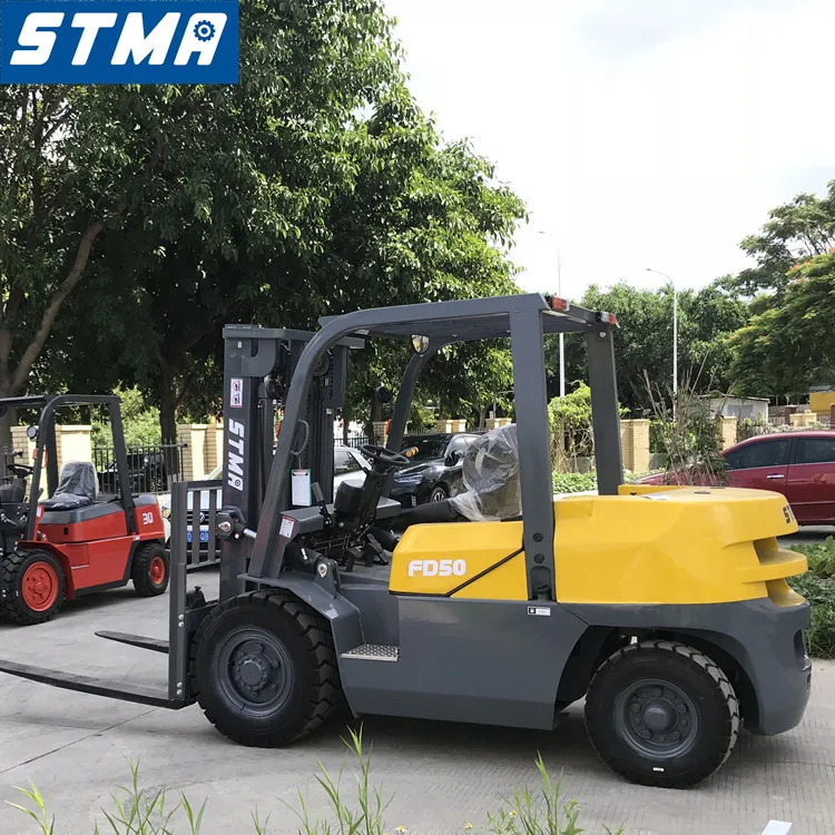 high performance mitsubishi s6s engine forklift 5 ton diesel new 5000 kg forklift