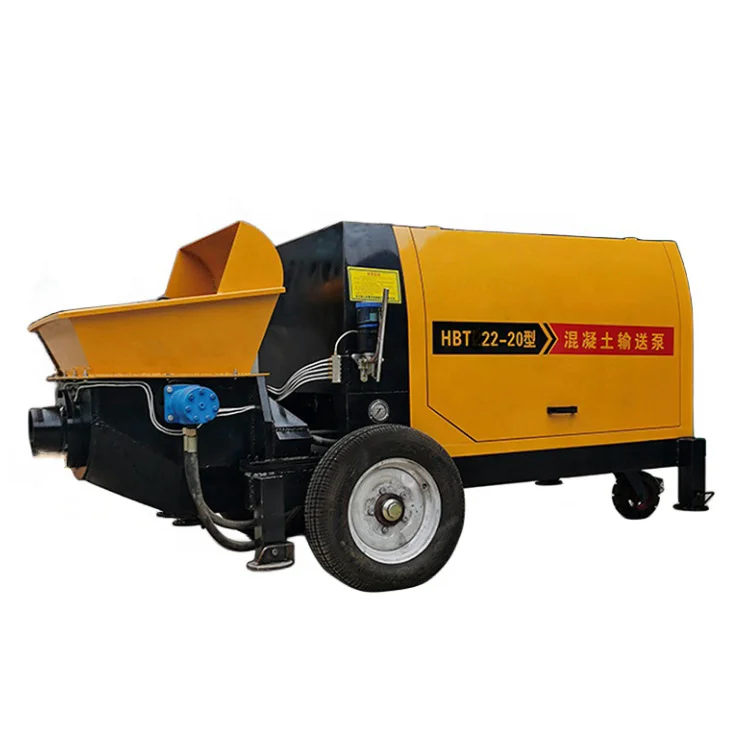 Be Focus Diesel Trailer Concrete Pump Mini Stationary Concrete Pump Small Concrete Pump