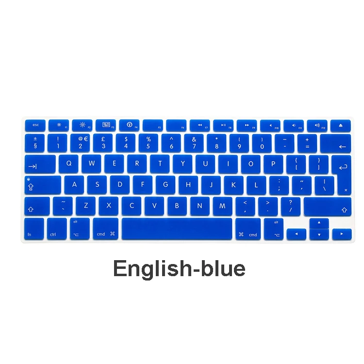 
Compatible Protective Skin Silicone Keyboard Cover for MacBook Pro 13 MacBook 12 Without Touch Bar 