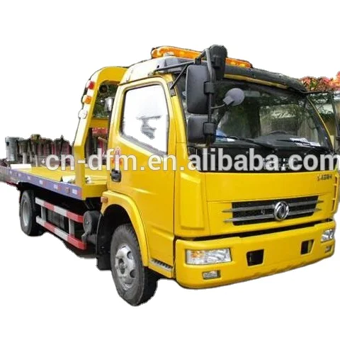 5ton road recovery truck tow truck 4x2 platform towing car carrier wrecker truck