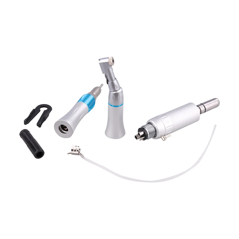 Colorful slow speed dental handpiece set air motor dental contra angle  straight handpiece