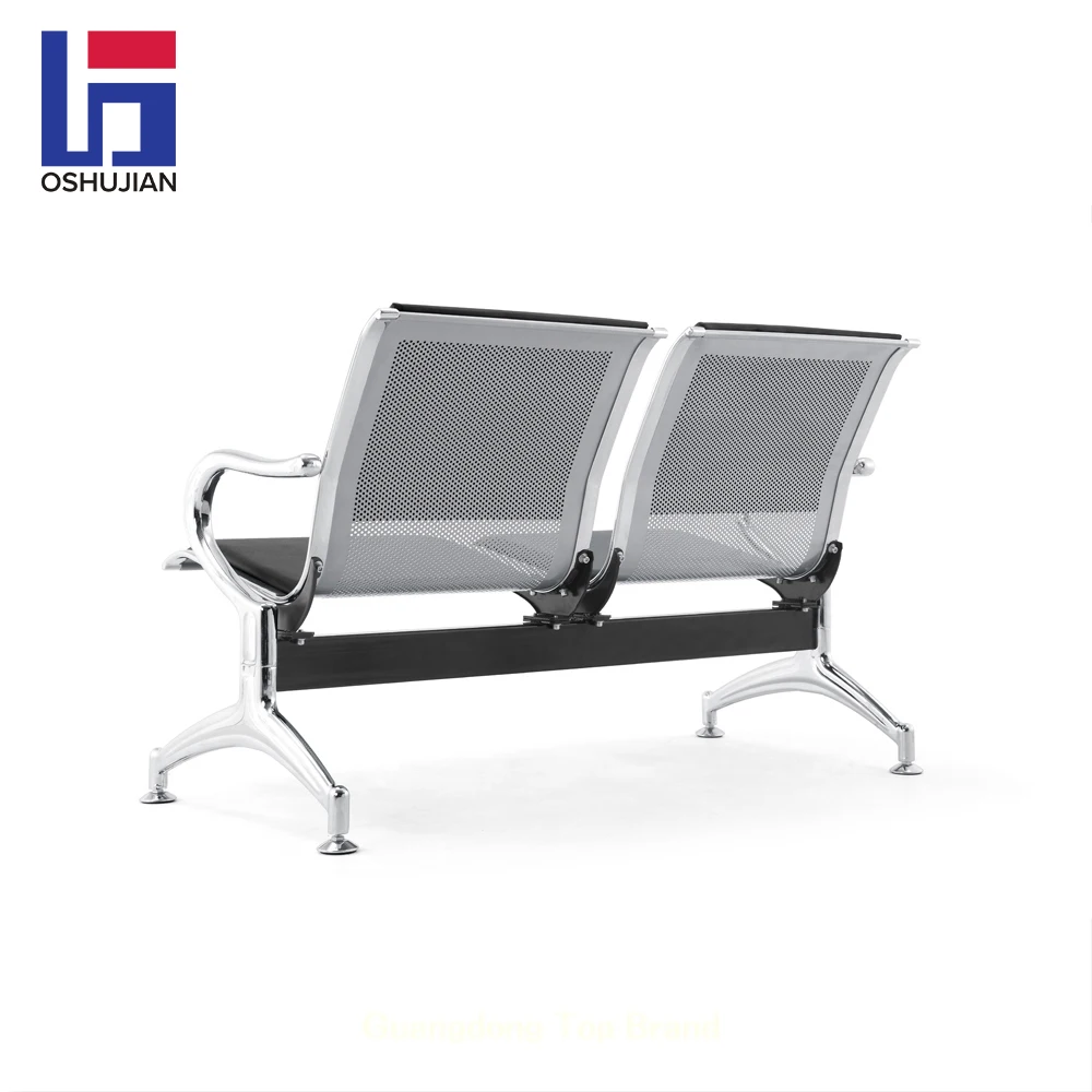 Hospital clinic airport tandem waiting lounge bank 3-seater sillas de espeara waiting room beam gang seating chair