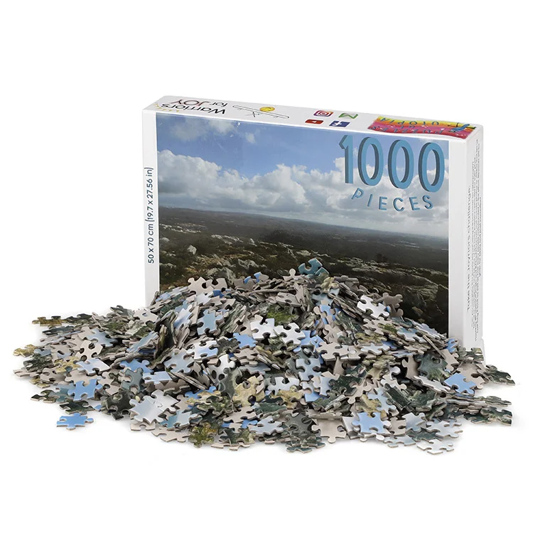 Wholesale custom factory customized 1000 pieces jigsaw puzzles