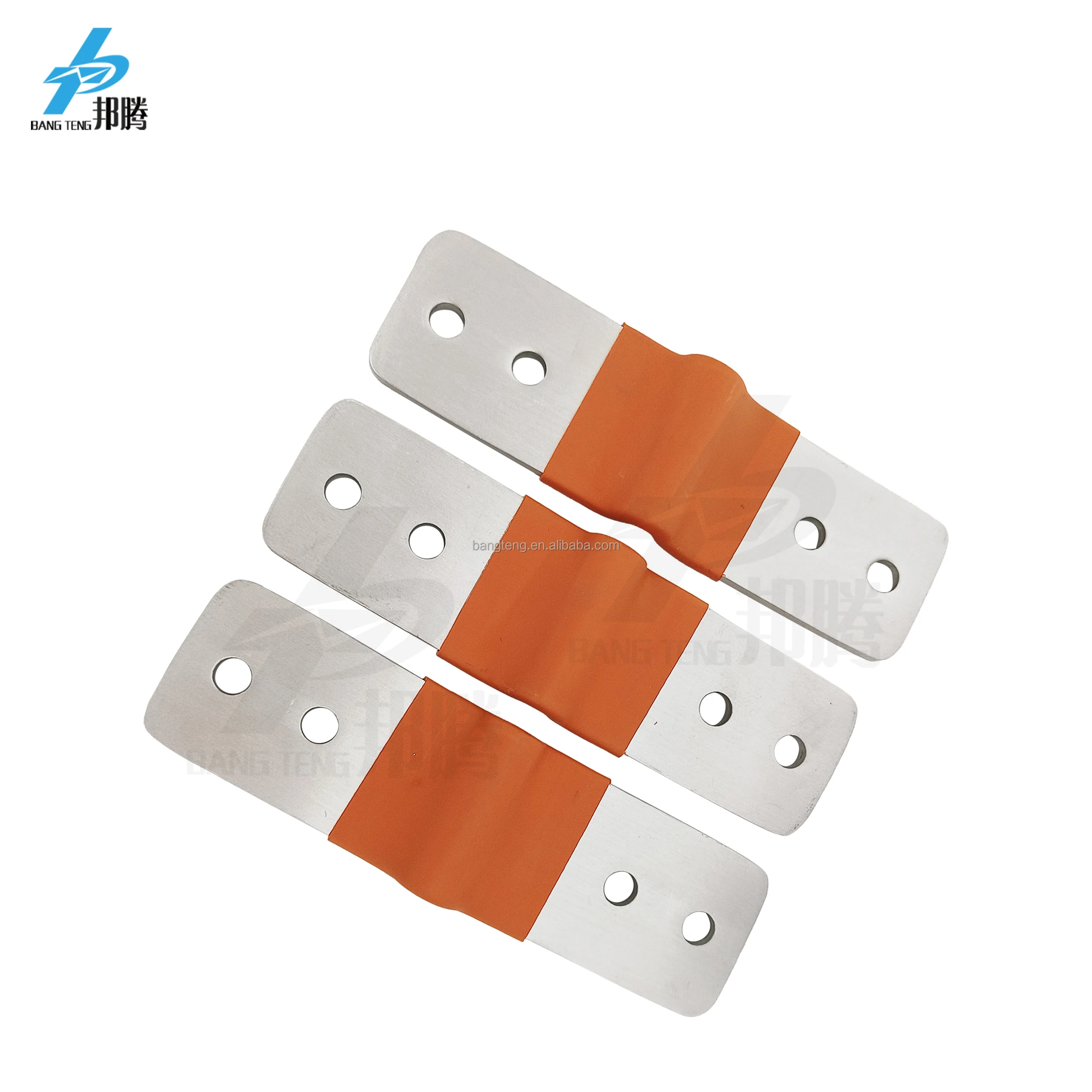 3.0mm Thick Aluminum Soft Connection Al1060 Aluminum Busbar 0.1mm copper foil  for Battery Accessories Flexible Aluminum Busbar