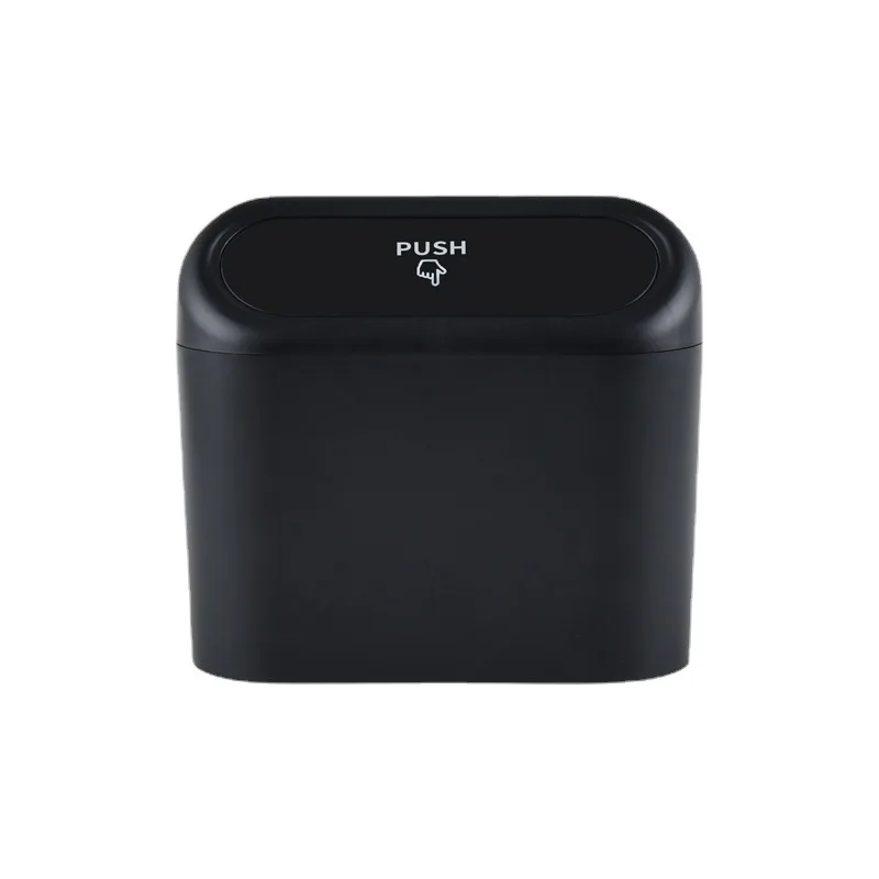 Automotive supplies Automotive interior creative DIY vehicle mounted vehicle storage bucket Portable plastic folding garbage can