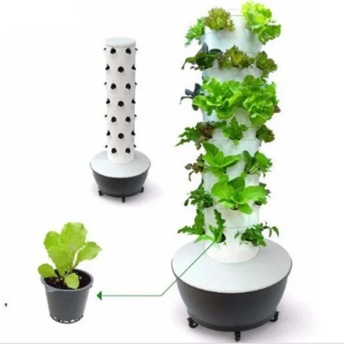  Aeroponic садовая башня с огнями