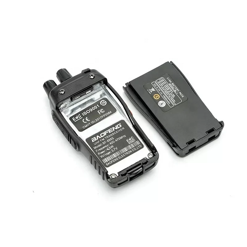  Самые дешевые цены оригинальный UHF 400-470 Mhz Baofeng дальний иди и болтай Walkie Talkie “иди BF-888S 100 км для телефонов на базе Android