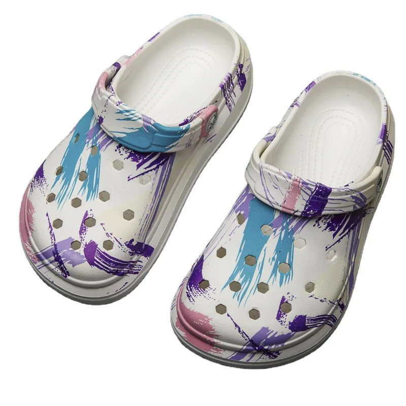 Latest design girls boys flat clogs footwear women house garden shoes EVA sandals slippers unisex