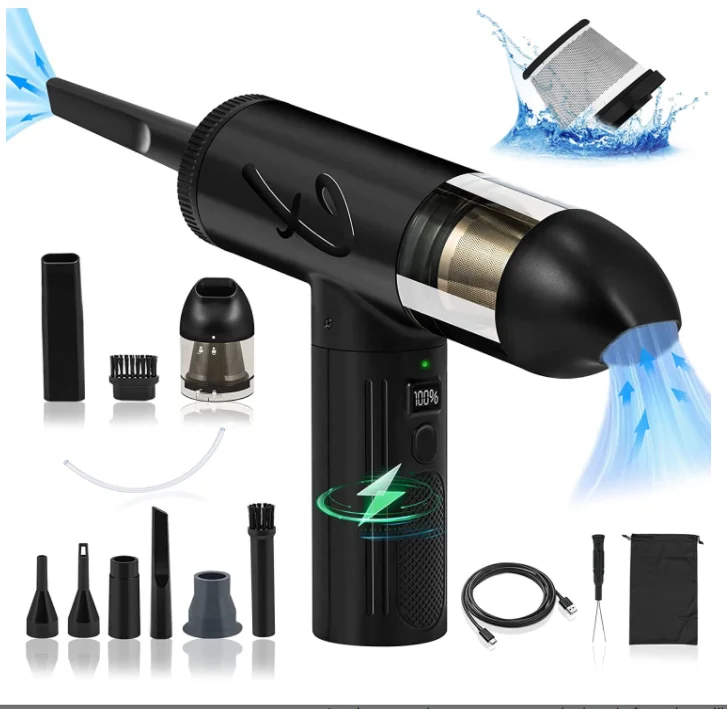 Cordless Air Duster Multi-Use Portable Compressed Air Cans Blower  Computer Cleaner PC Laptop Keyboard  compressed air duster