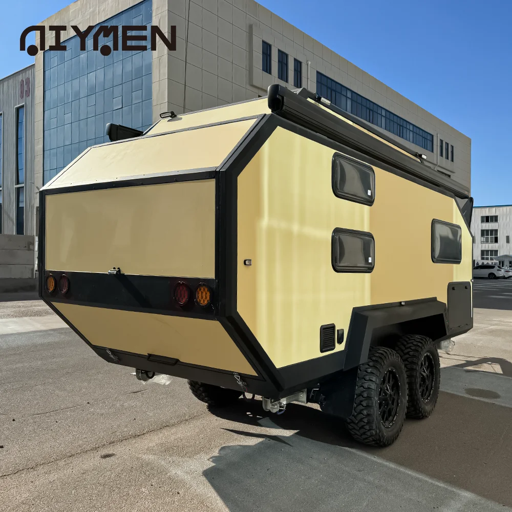 China Caravan Family Hybrid Trailer Rv Motorcycle Recreational Vehicle Travel All Road Offroad Camper Expedition