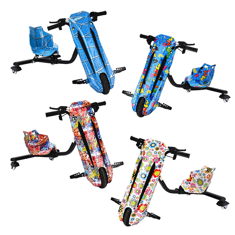 China factory new model electric 3 wheel 360 drifting scooter for kids