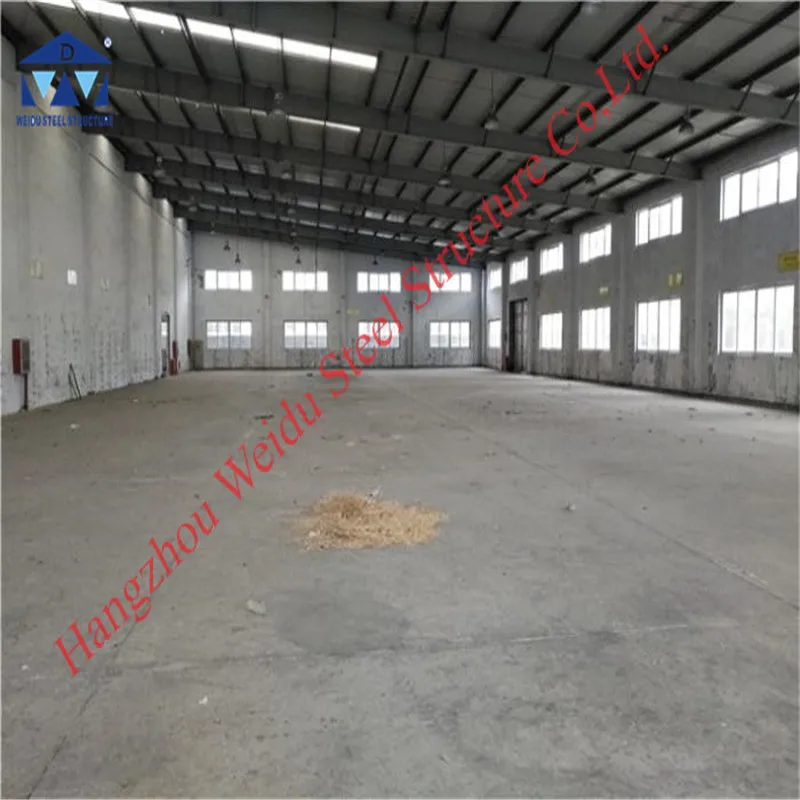 Precision Welding Prefabricated Steel Warehouse with crane beam Cattle Shed Livestock House