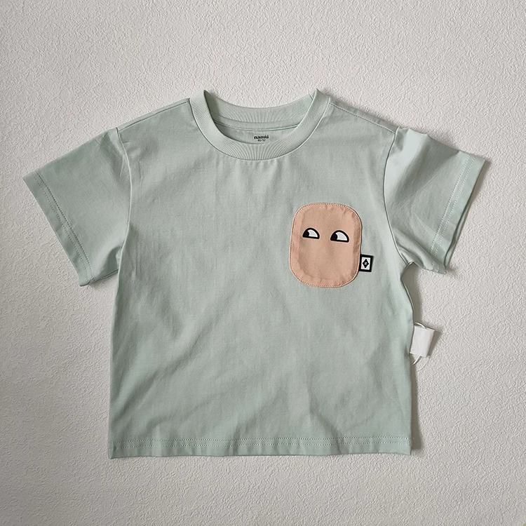 Customize Hot Selling Basic Kids Clothes New Design Toddler Baby Boys Girls Soft High Quality T-shirt