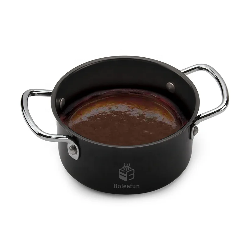 Non Stick Grill Pan BBQ Sauce Pot SS Handle Sauce Pot BBQ grill pan