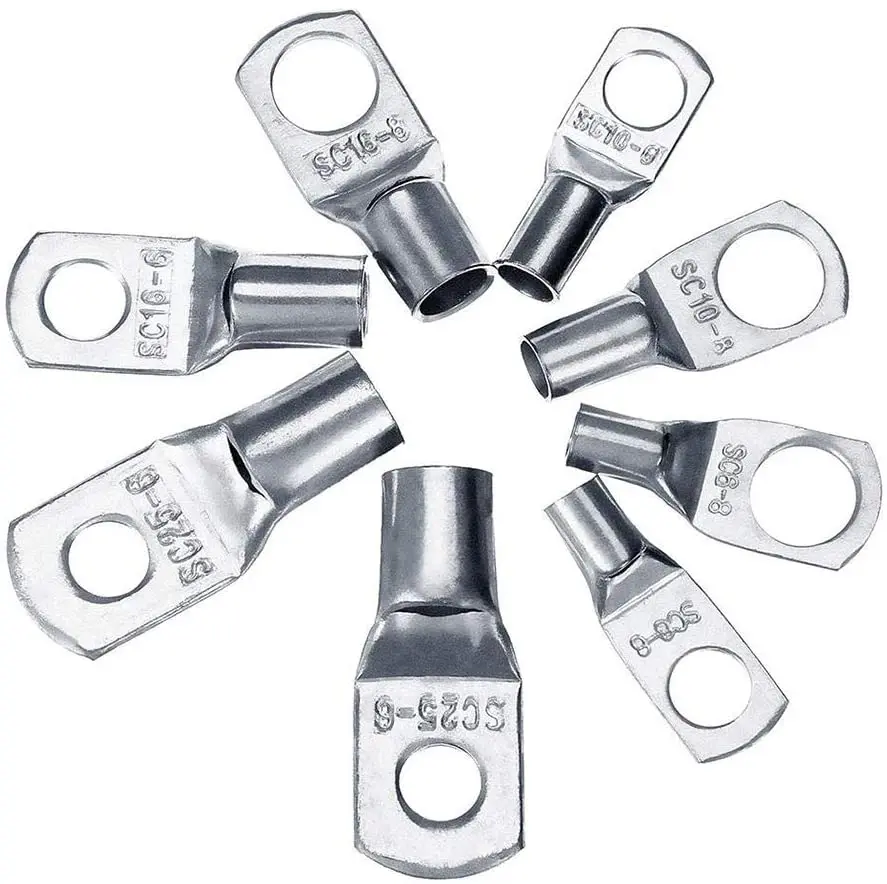 Type Series Copper Connecting Cable Lugs Terminal Crimp Lug Eur Type Terminals