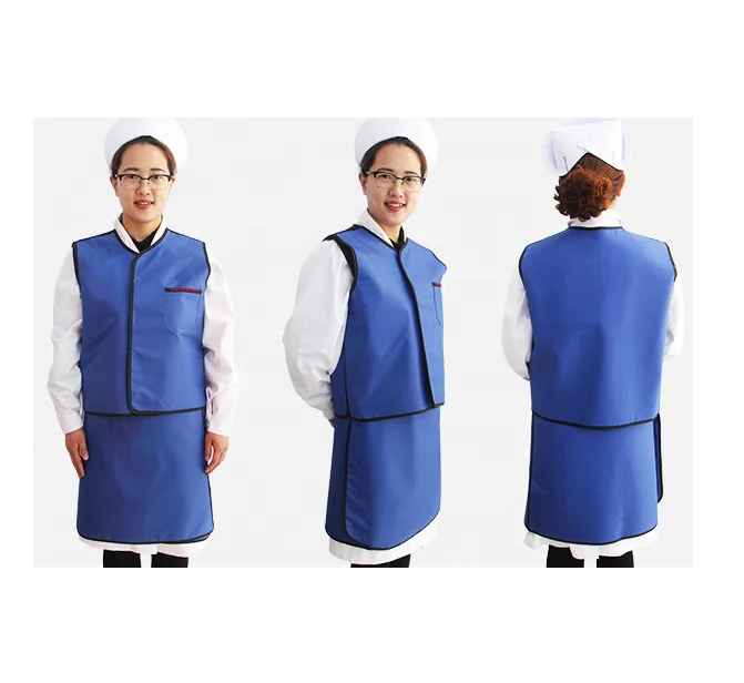 Medical radiation proof 0.35/0.5mmpb lead collar rubber shield x-ray protective lead apron