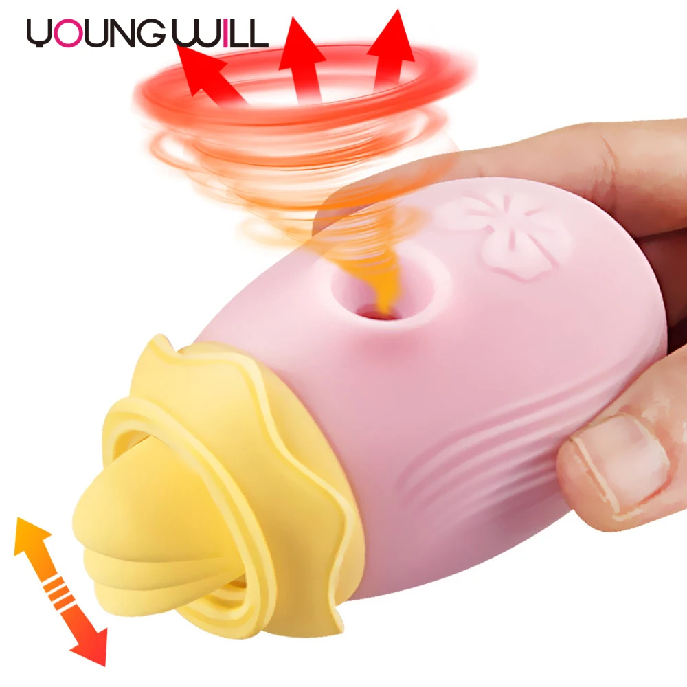Suction tongue vibrator clitoris sex pussy licking toys erotic clitoris vibrator sucking  sex toys for women