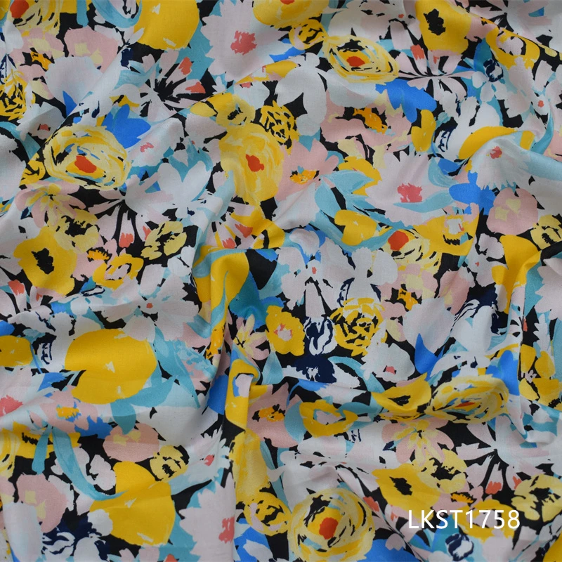 2024 new product low price swiss cotton voile fabric soft plain color customization textile