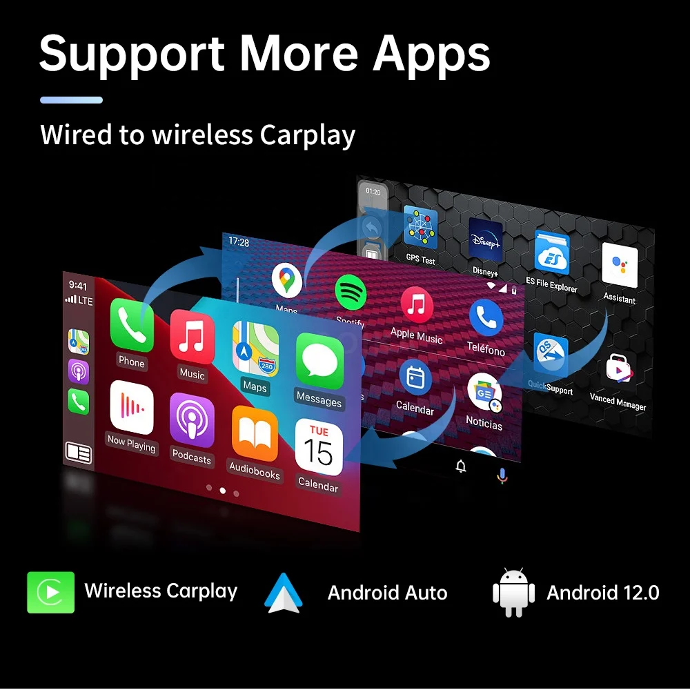 Android 11 Carplay Ai Box Wireless Adapter Carplay Android Auto Portatil Magic Box Carplay