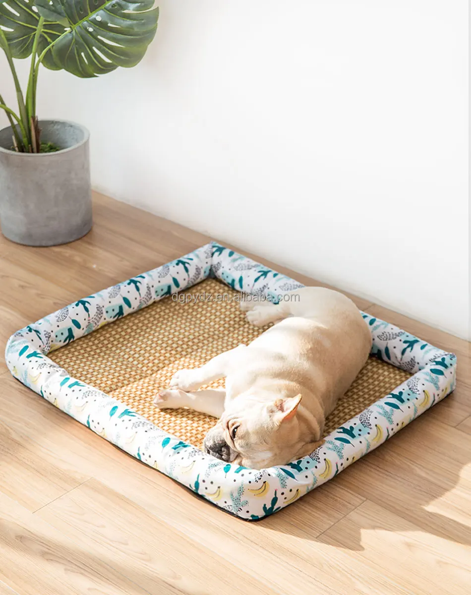 Pet Dog Summer Bed Cat Pet Supplies Rattan Weaving Cat Summer Nest Cool Sleeping Mat