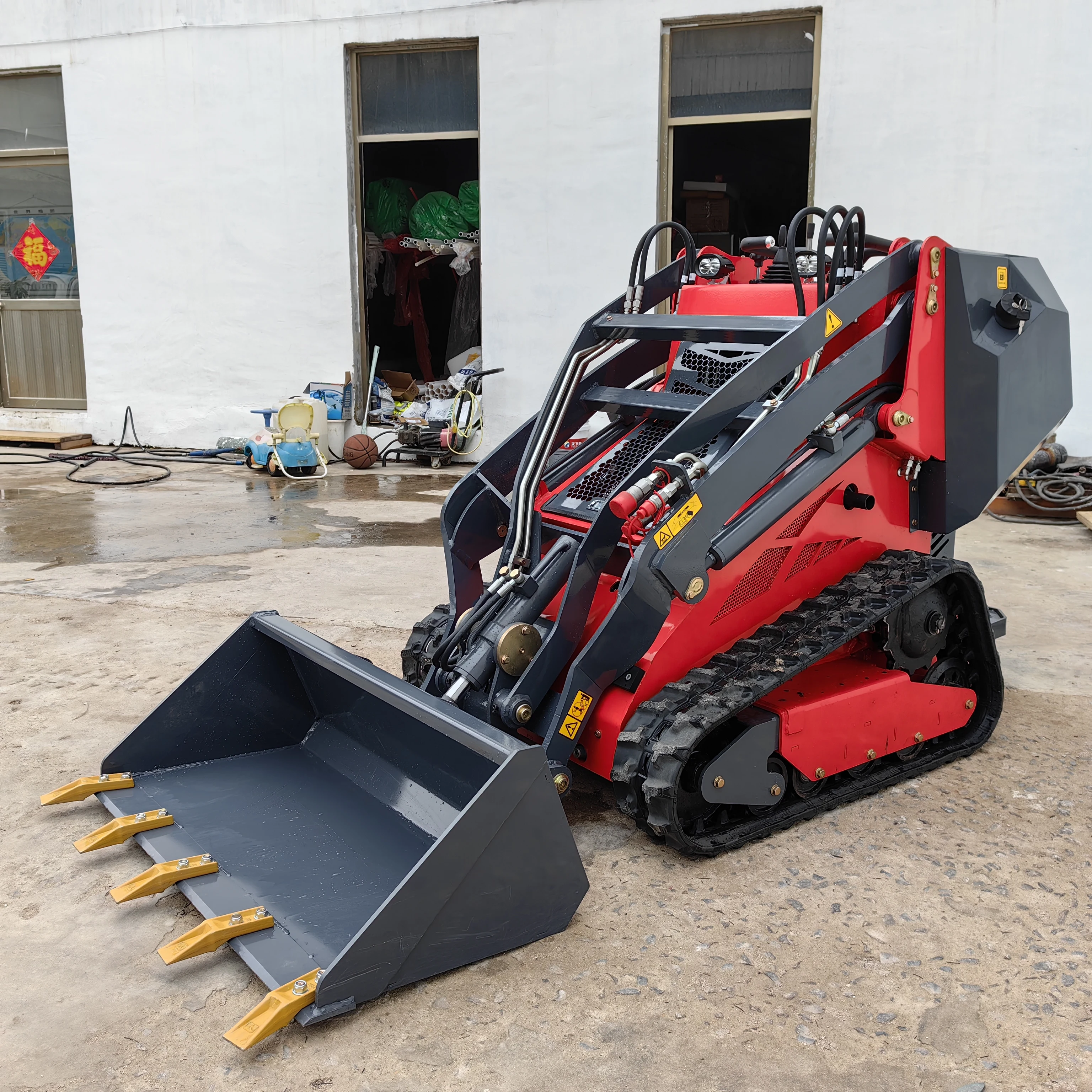 CE EPA China Diesel Mini Skid Steer Loader Mini Skid Steer Loader 380 Skid Steer for Sale