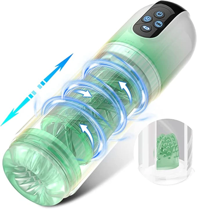 Male Masturbator Automatic Sucking Rotate Penis Vacuum Pump Water Massager Pussy Vagian Pocket Masturbation Cup Sex Toy For Men