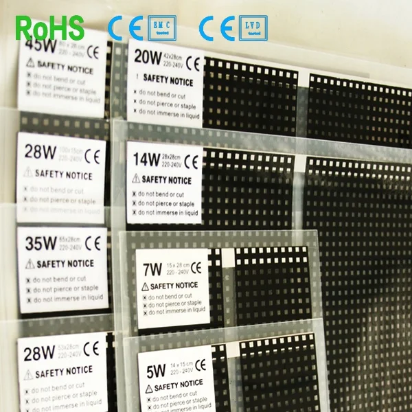 Manufacture for far infrared carbon crystal heating panels 4w far infrared electric heat mat reptile heating pad