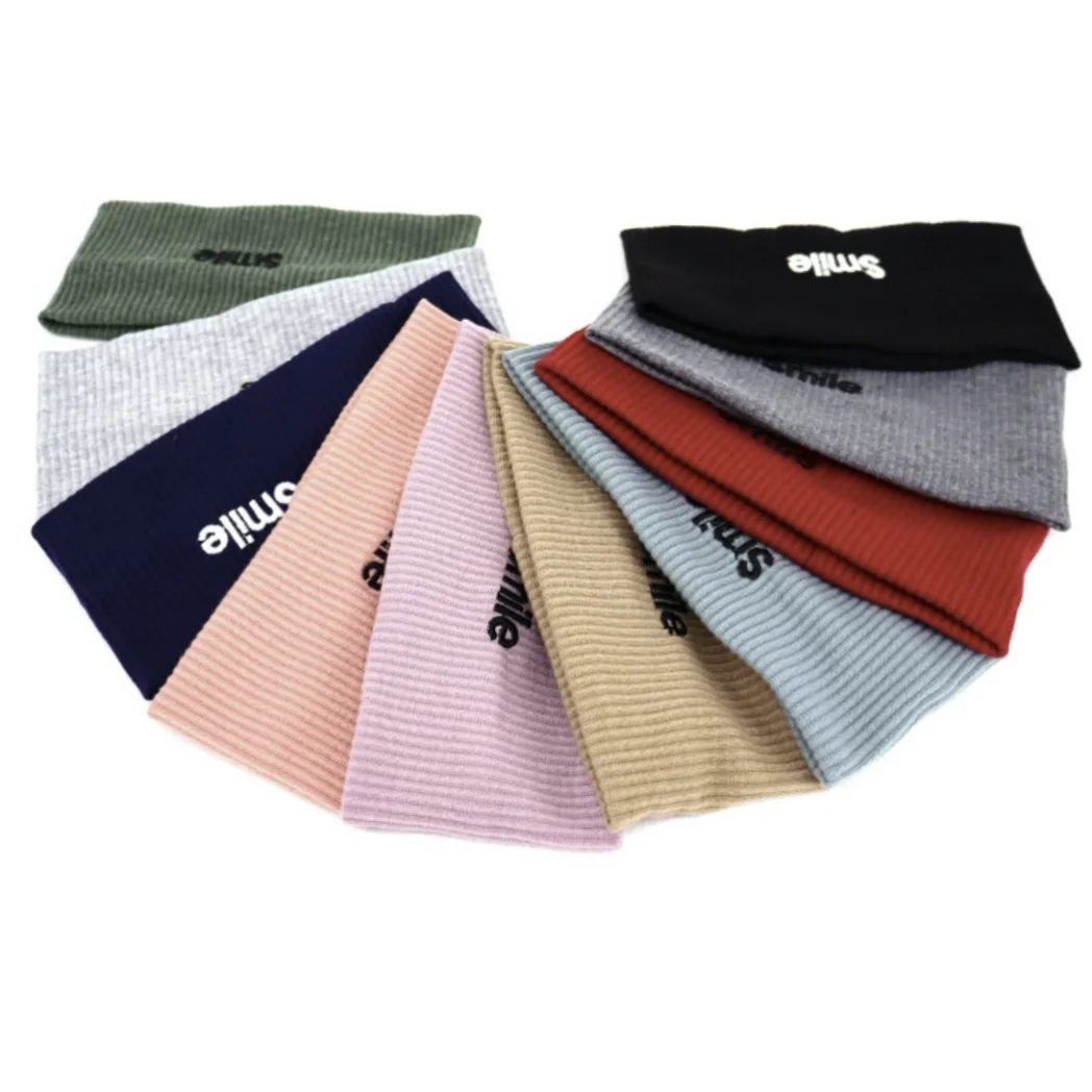 Designer famous brands hair accessories knitted sports makeup crochet knitted headbands women