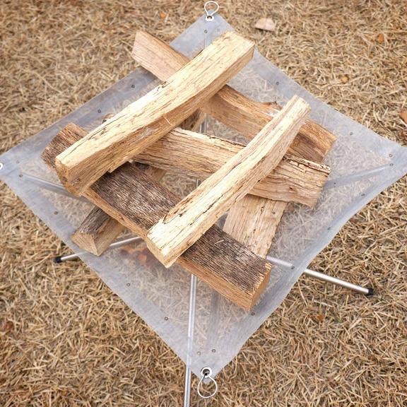 Складная горелка для кемпинга подставка с деревянной рамой огня решетка из нержавеющей стали