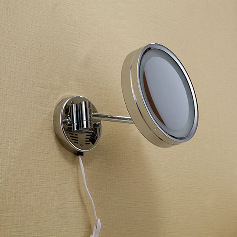 6 inch Double Side Wall mounting Cosmetic Led Mirror Bathroom