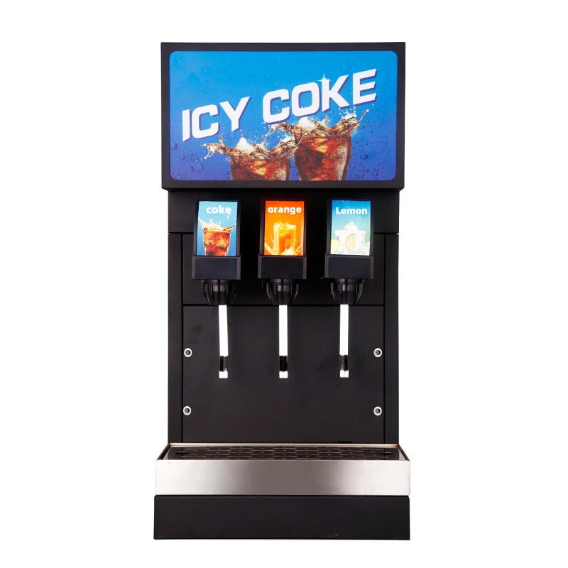 Automatic 1 Flavor Coke Dispenser Carbonated Beverage Soda Fountain Machine  Freezer Drink