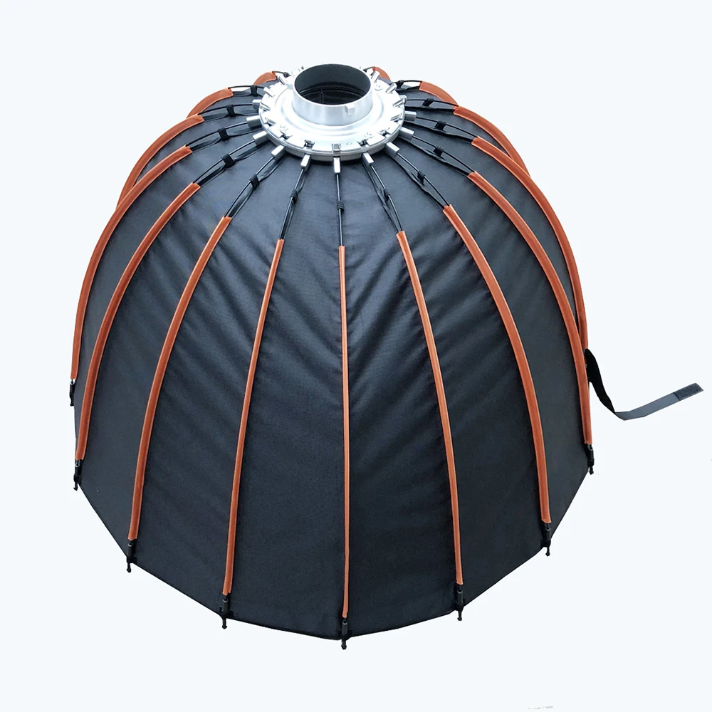 Parabolic Softbox with Grid Deep Softbox COB LED Light Softbox Photography Studio or Outdoor Shooting Bowens mount soft box