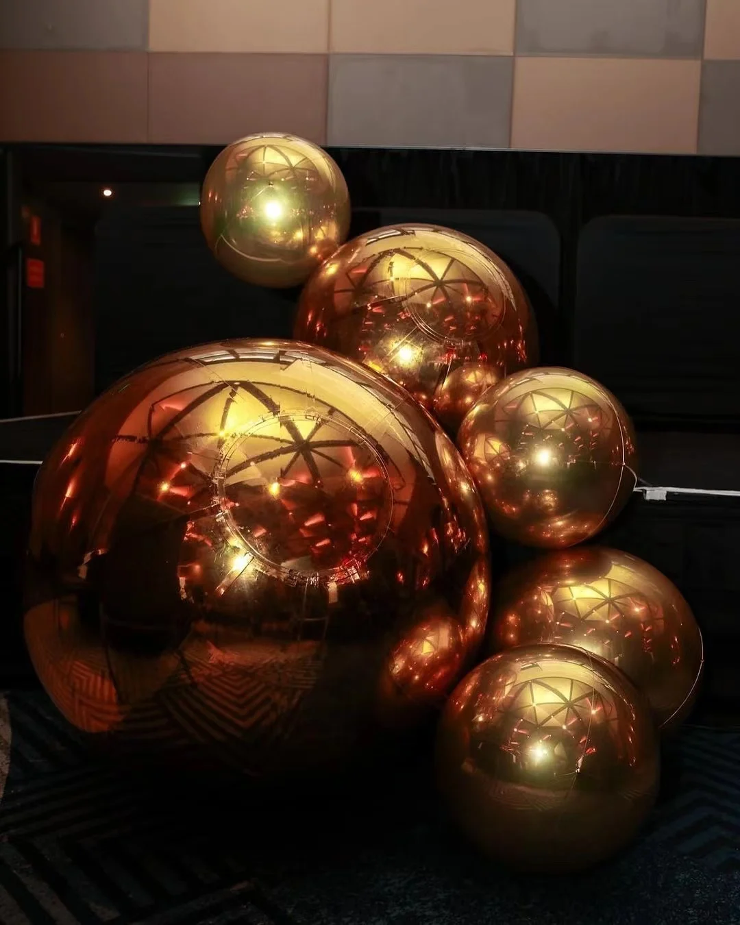 Новое поступление Праздничных Украшений Bolas Grandes De Navidad Ballons праздничные металлические зеркальные сферы надувные рождественские шары