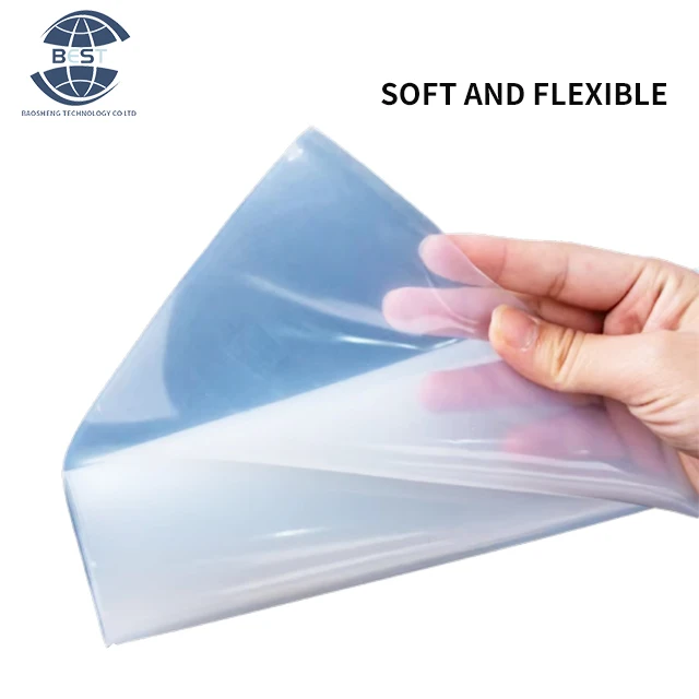 Customizable transparent soft touch high tear heat resistant silicone rubber rolls food medical grade silicone gel sheet