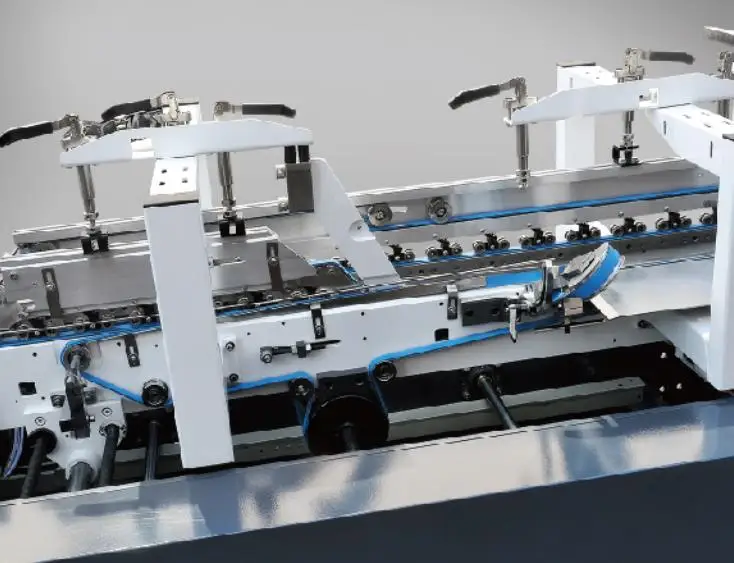 AS-800C Automatic Crash Bottom Lock Box Folding Gluing Machine