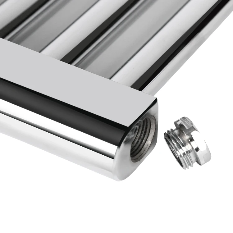 DOZ 2022 Electric Towel Rail  Heater Straight Chrome Bathroom Radiators 800X500mm