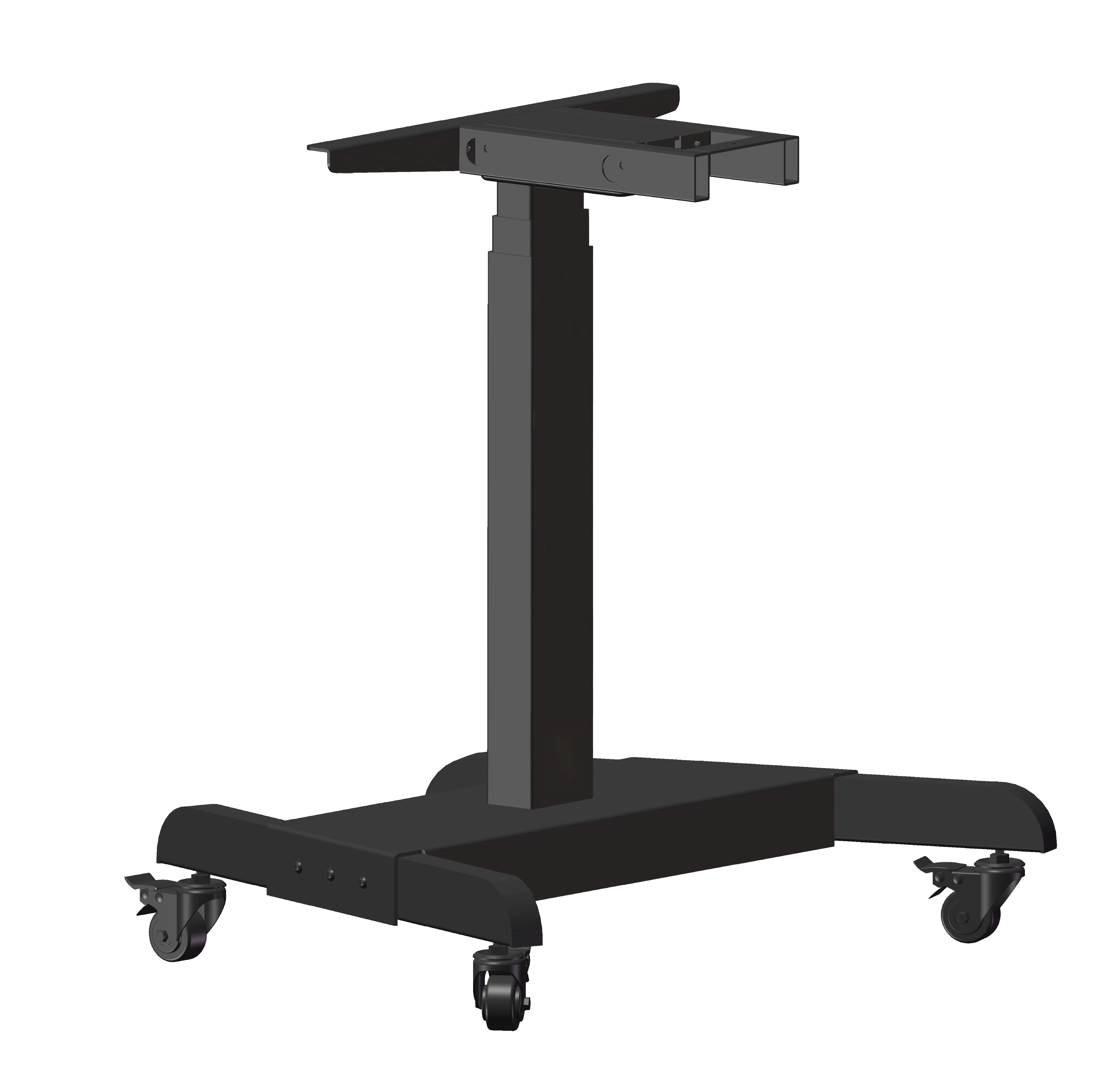 Stand Up Desk Store Electric Height Adjustable desk Single leg Rolling Mobile Standing Desk