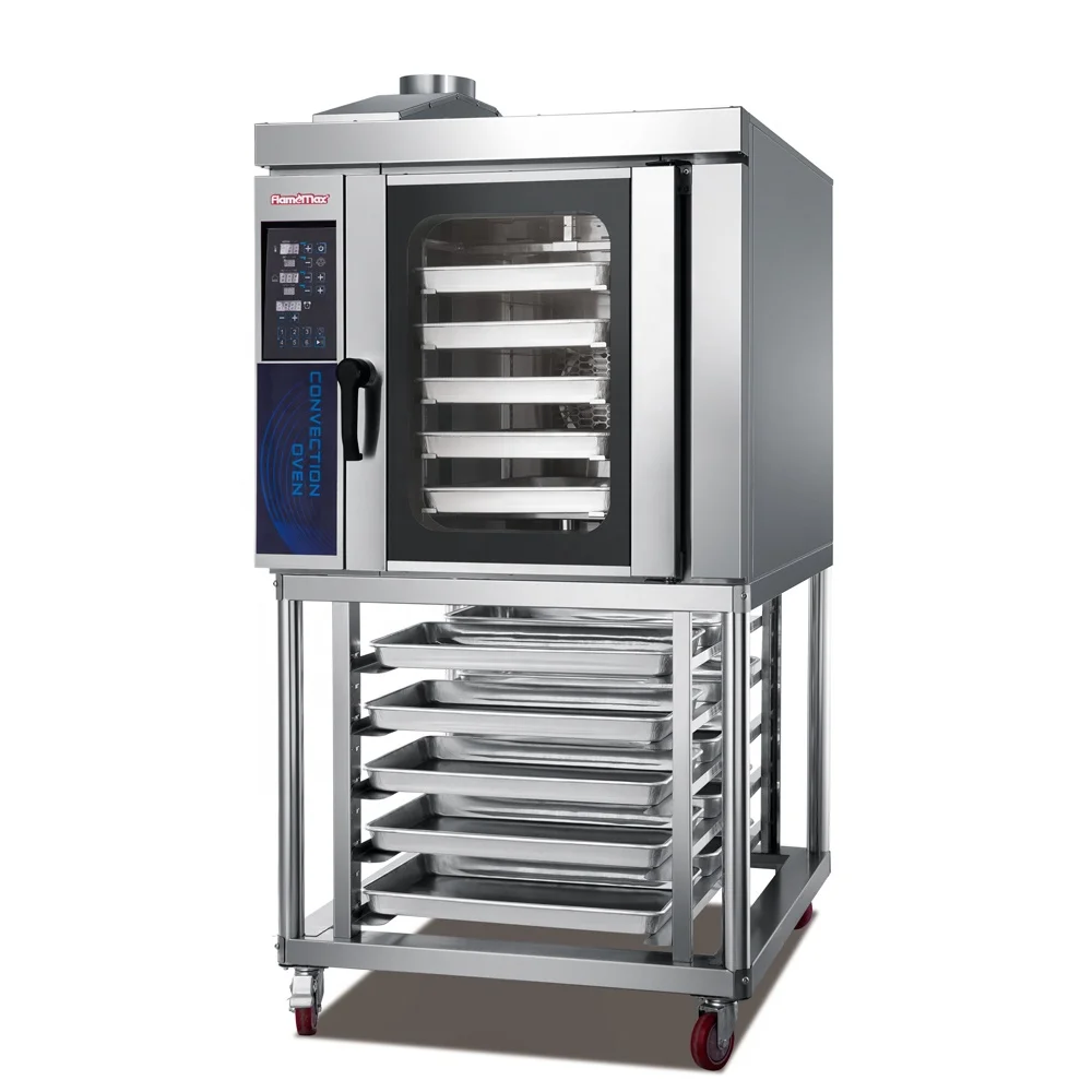16 Tray Rotary Oven Gas Electric Big Rotating Commercial Bakery Bread Baking Machine Industrial Convection Rotary Rack Oven