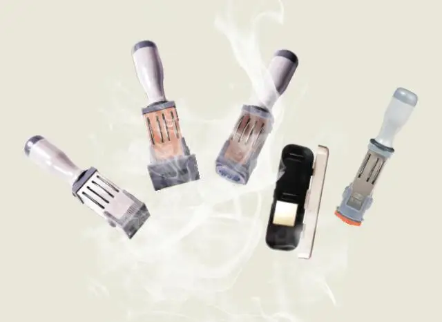 Different Headed Date Chapter Stamps Stainless and Rubber Office Seal Date Chapter 36 * 36 mm Square Date Stamp Making Machine