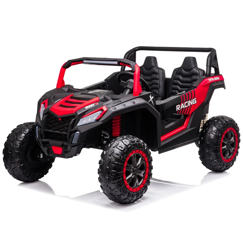 Hot sale cost-effective 24V battery four-wheel drive two-seater RC 13-year-old multi-speed toy car