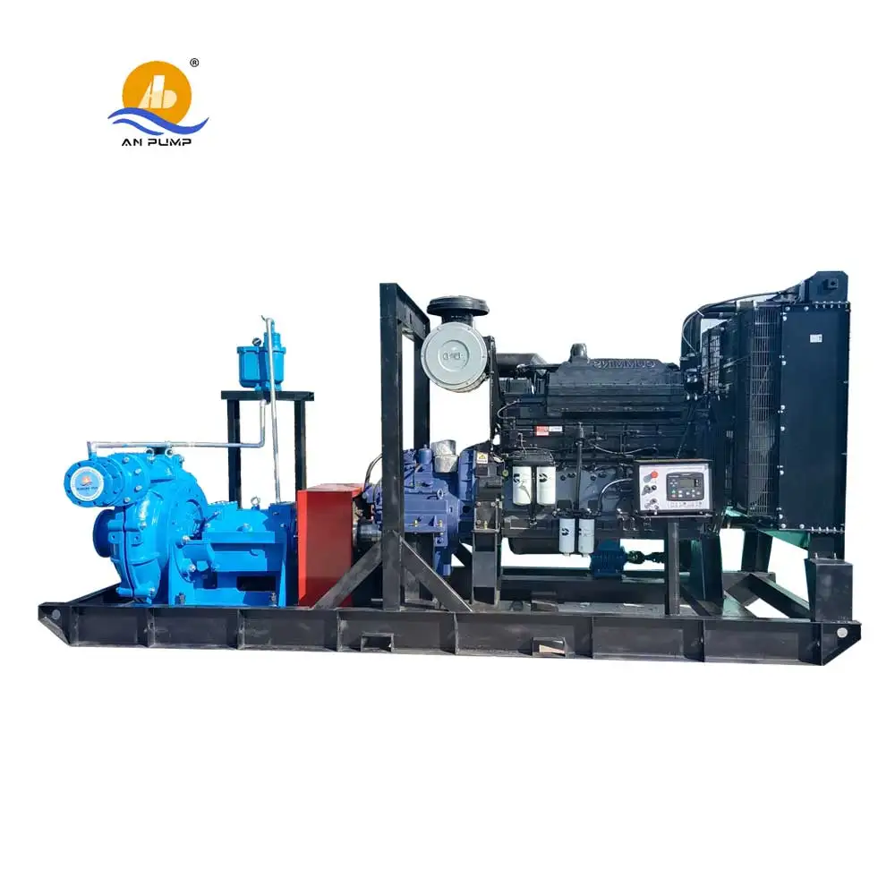 high pressure mine gold dredging heavy duty diesel slurry pump